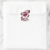 Premium Silber WINE ENERGY Sticker Druck (Tasche)