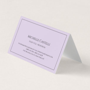 Premium Silk Beruflich Einzigartig klassisch einfa Visitenkarten