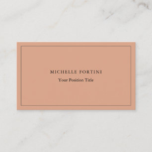 Premium Silk Trendy Minimalistisch Beruflich moder Visitenkarte