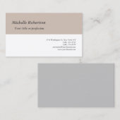 Premium Silke Schlicht Minimalistisch einfach Visitenkarte (Vorne/Hinten)