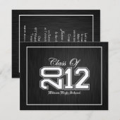 Premium Silver Abschluss 2012: Einladungen (Vorne/Hinten)