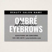 Premium Silver Gray Ombre Pulver Brows Aftercare (Vorderseite)