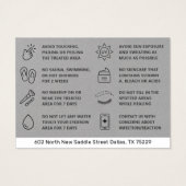 Premium Silver Gray Ombre Pulver Brows Aftercare (Rückseite)