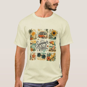 Premium-Sommerdesign mit ästhetischem Flair T-Shirt