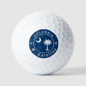 Premium South Carolina Golf, Kolumbien, Flagge Golfball (Vorderseite)