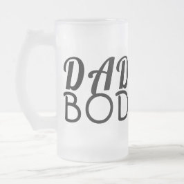 Premium-Spaß "VATER BOD" Y Väter Tag Original Mattglas Bierglas