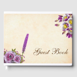 Premium Spring Flowers Gästebuch
