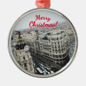 Premium Square Ornament of Madrid (Vorne)