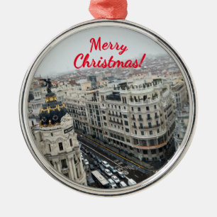 Premium Square Ornament of Madrid Aus Metall