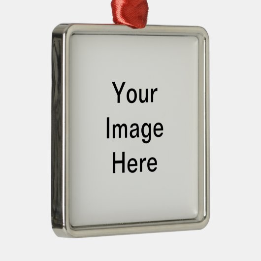 Premium Square Ornaments Silbernes Ornament (Rechts)