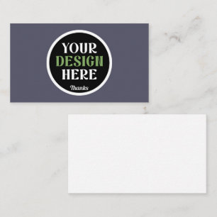 Premium, stilvoll, mutig und minimalistisch visitenkarte