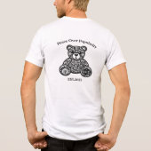 Premium Streetwear Essential Tri-Blend Shirt (Rückseite)