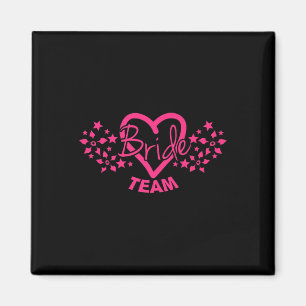 Premium Team Bride Groom Bride Hochzeitsfeier T-Sh Magnet