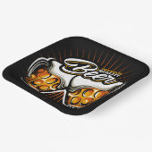 Premium-Teller für Bier Pappteller (Gewinkelt)