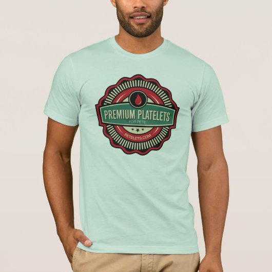 Premium-Thrombozyten-T - Shirt (Vorderseite)