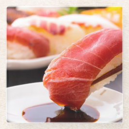 Premium tuna drenched in soy sauce glasuntersetzer