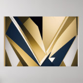 Premium-Unternehmensgeometrie Poster (Vorne)
