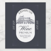 Premium Vintag Wine Flaschen Etiketten (Einzelnes Label)