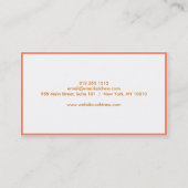 Premium Visitenkarte (Rückseite)