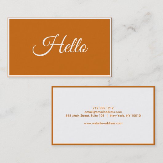 Premium Visitenkarte (Vorne/Hinten)