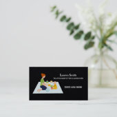 Premium-Visitenkarte für Kinder Visitenkarte (Stehend Vorderseite)