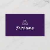 Premium-Visitenkarte Visitenkarte (Rückseite)