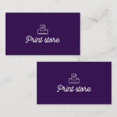 Premium-Visitenkarte Visitenkarte (Vorne/Hinten)