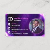 "Premium-Visitenkarten Visitenkarte (Rückseite)