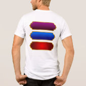 Premium White Cotton T - Shirt für Männer (Rückseite)