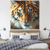 Premium Wrapped Canvas - Elegante & Moderne Kunst Leinwanddruck (Insitu (Schlafzimmer))