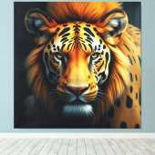 Premium Wrapped Canvas - Elegante & Moderne Kunst Leinwanddruck (Insitu (Holzboden))