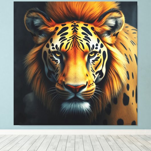 Premium Wrapped Canvas - Elegante & Moderne Kunst Leinwanddruck (Insitu (Holzboden))