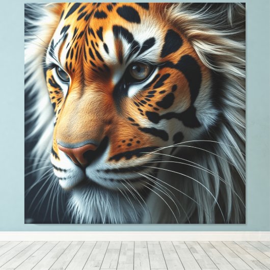 Premium Wrapped Canvas - Elegante & Moderne Kunst Leinwanddruck (Insitu (Holzboden))