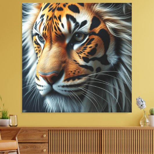 Premium Wrapped Canvas - Elegante & Moderne Kunst Leinwanddruck (Insitu (Wohnzimmer))