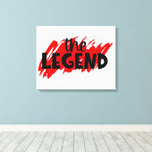 Premium Wrapped Canvas (Glanz) Leinwanddruck (Insitu (Holzboden))