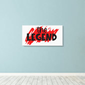 Premium Wrapped Canvas (Glanz) Leinwanddruck (Insitu (Holzboden))