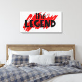 Premium Wrapped Canvas (Glanz) Leinwanddruck (Insitu (Schlafzimmer))