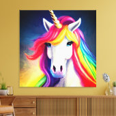 Premium Wrapped Canvas (Glanz) Leinwanddruck (Insitu (Wohnzimmer))