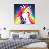 Premium Wrapped Canvas (Glanz) Leinwanddruck (Insitu (Schlafzimmer))