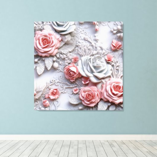 Premium Wrapped Canvas (Glanz) Leinwanddruck (Insitu (Holzboden))