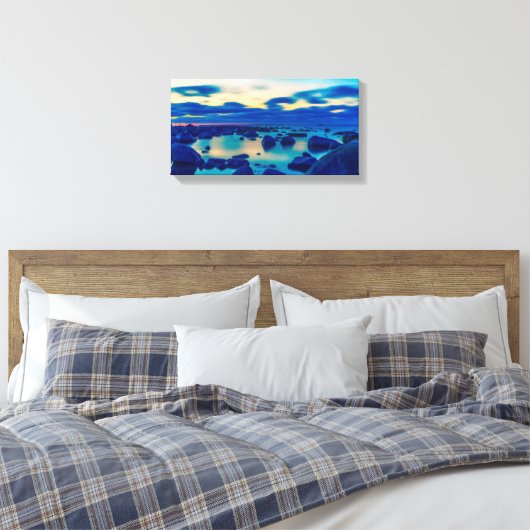 Premium Wrapped Canvas (Glanz) Leinwanddruck (Insitu (Schlafzimmer))