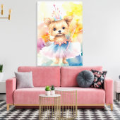 Premium Wrapped Canvas (Glanz) Leinwanddruck (Insitu (Wohnzimmer))