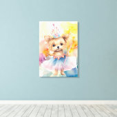 Premium Wrapped Canvas (Glanz) Leinwanddruck (Insitu (Holzboden))