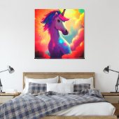 Premium Wrapped Canvas (Glanz) Leinwanddruck (Insitu (Schlafzimmer))