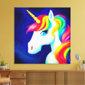 Premium Wrapped Canvas (Glanz) Leinwanddruck (Insitu (Wohnzimmer))