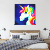 Premium Wrapped Canvas (Glanz) Leinwanddruck (Insitu (Schlafzimmer))