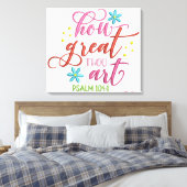 Premium Wrapped Canvas (Glanz) Leinwanddruck (Insitu (Schlafzimmer))