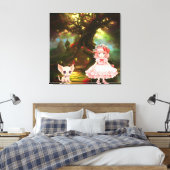 Premium Wrapped Canvas (Glanz) Leinwanddruck (Insitu (Schlafzimmer))