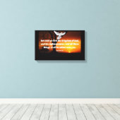 Premium Wrapped Canvas (Glanz) Leinwanddruck (Insitu (Holzboden))