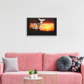 Premium Wrapped Canvas (Glanz) Leinwanddruck (Insitu (Wohnzimmer))